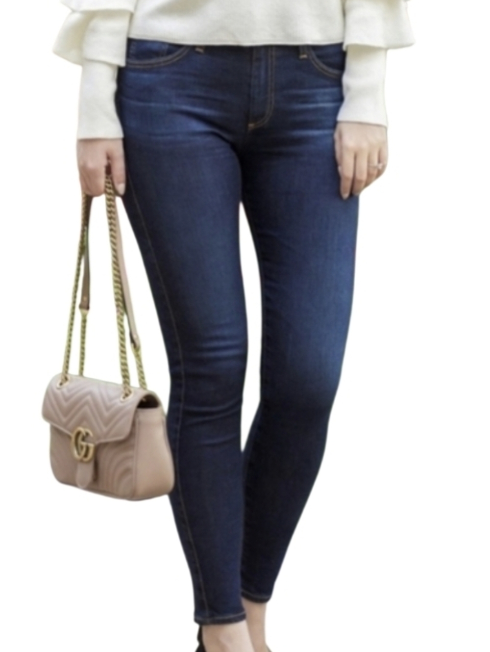 CAbi #755 Bree Skinny Jeans in Dark Indigo Size‎ 6